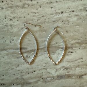 Elegant Silver Teardrop Earrings
